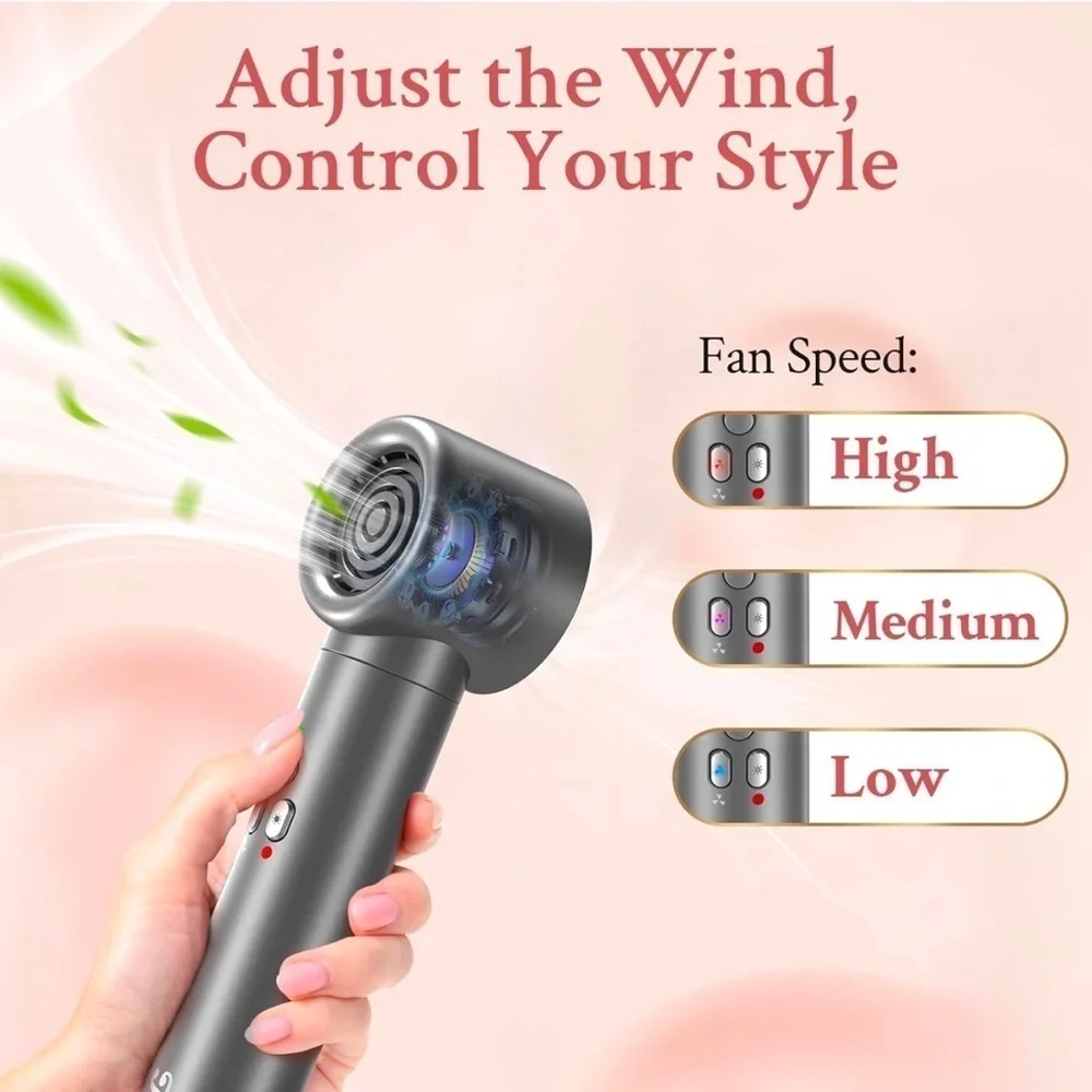 Hot Air Brush Hair Styler‎ for Volumizing, Straightening, Styling Dark Grey #FD1